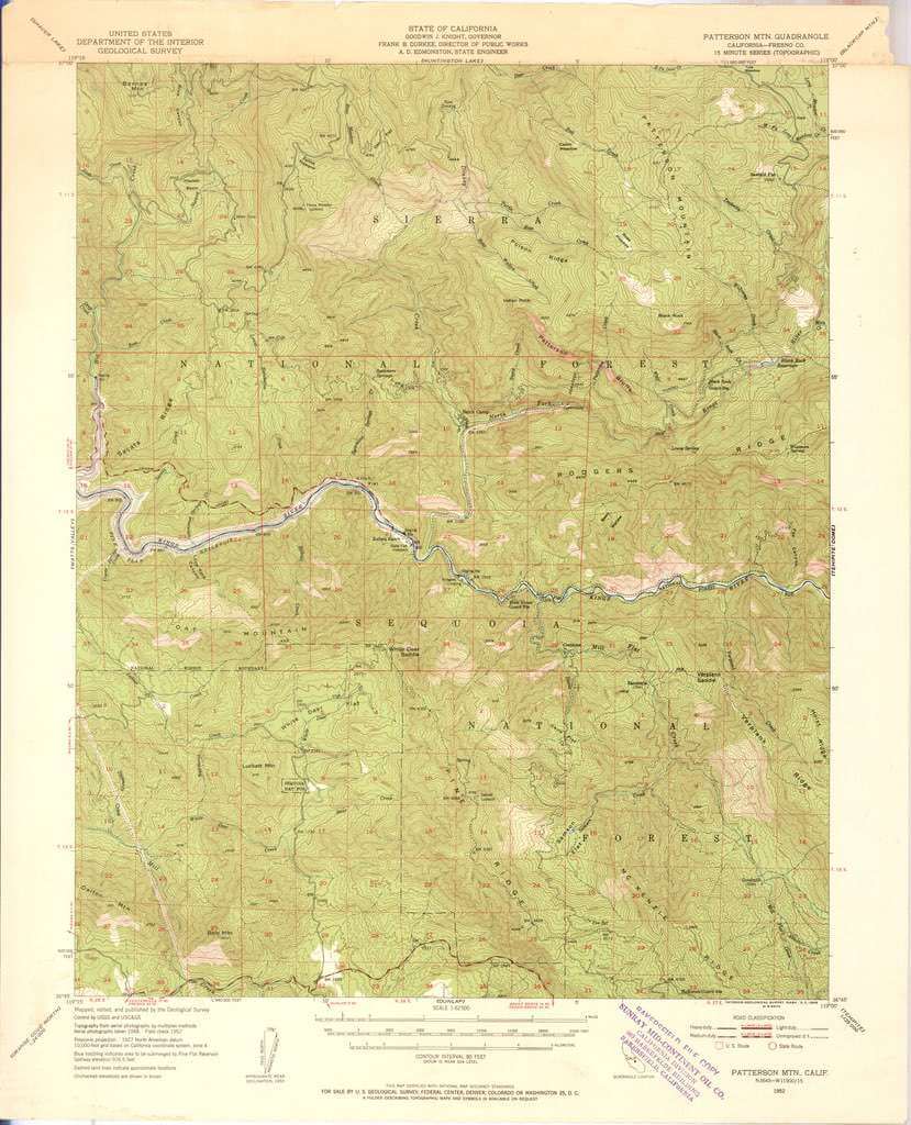 Patterson Mtn Calif 1952